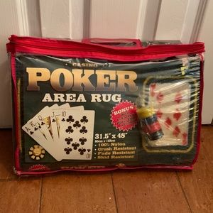 Casino Poker Area Rug